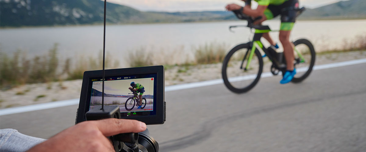 Photographer of cyclists