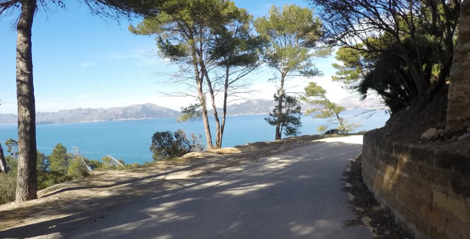 Carretera de la victoria para ciclistas